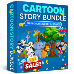 2,000+ Hindi Cartoon Stories Bundle